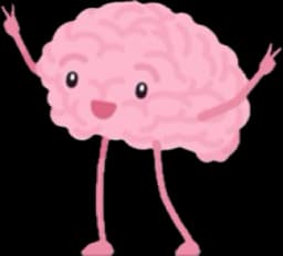 Walking Happy Tour pink brain mascot